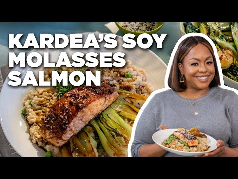 Kardea Brown Makes Soy Molasses Salmon | Delicious...