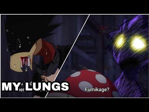 Fumikage Tokoyami's ultimate move and Dark shadow  worried about Tokoyami's Health. It's Adorable ❤️