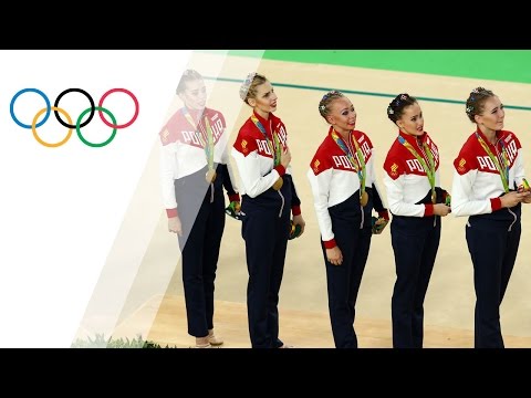 Russia wins fifth straight gold in rhythmic gymnastics group final