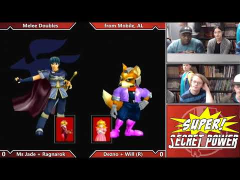Super Secret Power: Melee Doubles - Ms. Jade + Ragnarock (Blue) vs. Zote + RTK (Red)