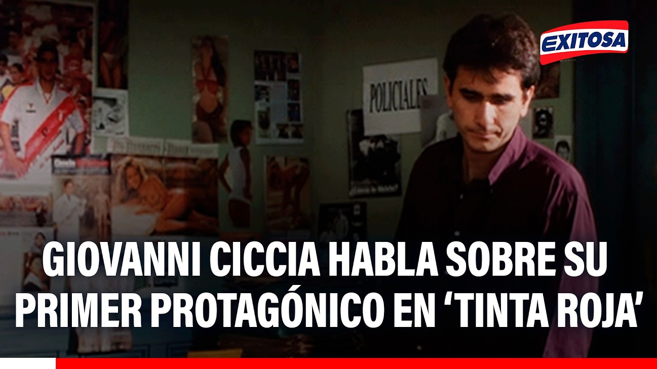 🔴🔵Giovanni Ciccia sobre ‘Tinta Roja’: “Fue importante para mí hacer esa película”