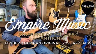 Video thumbnail for Fender American Original '70s Jazz Bass - EMPIRE MUSIC by Empire Music