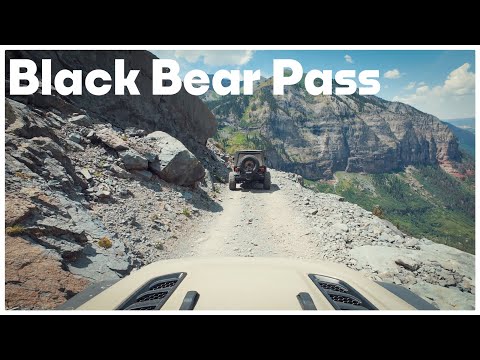 Black Bear Pass Dangerous Shelf Road Trail - Telluride, Colorado