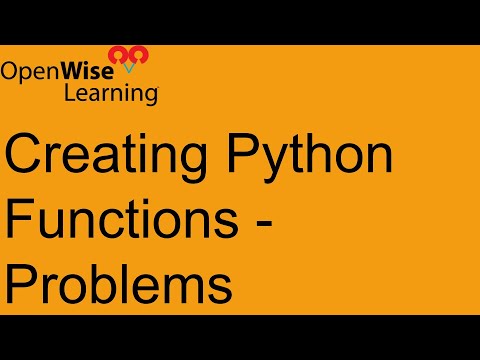 Understanding Python Functions Part 2 Problem Set