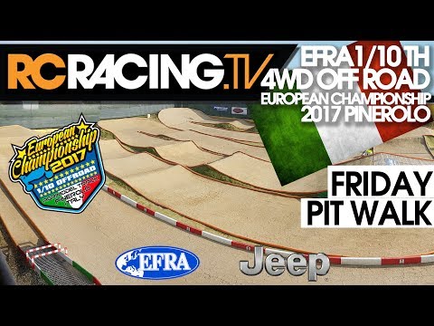 EFRA 1/10th 4WD Off Road Euros 2017 - Friday Pit Walk