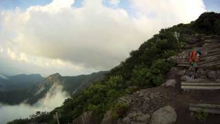 preview picture of video '2011 August 13 Daisen Sunset 〜 Sunrise・大山御来光'