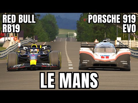 Can the Red Bull RB19 Beat the Porsche 919 EVO at LE MANS ?