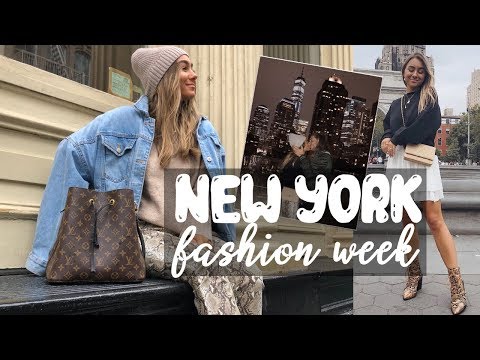NEW YORK FASHION WEEK VLOG! Julia & Hunter Havens Video