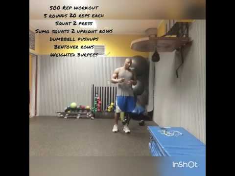 500 Rep Challenge (Dumbbell Only /Military )