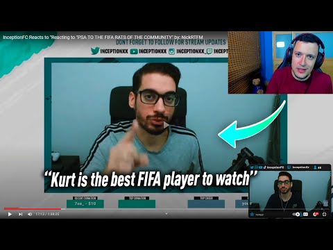 Kurt0411 reacts to Inception calling him the BEST FIFA player to watch..