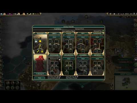 200 turns Civ 5 Spain Deity Science Victory Speedrun Part 2