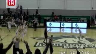 preview picture of video 'Gallaudet men's basketball buzzer-beater at Morrisville State'