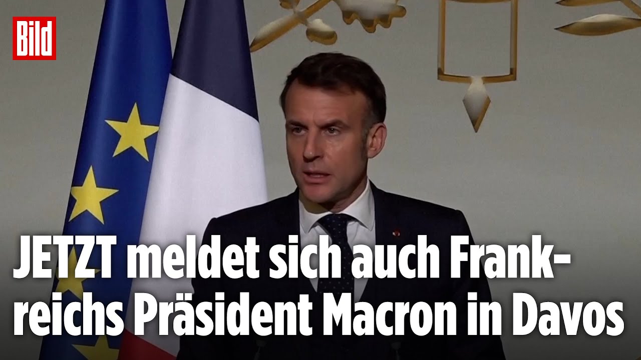 LIVE IN DAVOS: Jetzt spricht Macron auch beim Wirtschaftsgipfel
