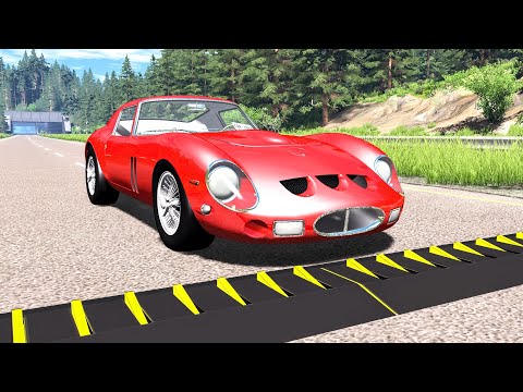 Massive Spike Strip Pileup Crashes #70 – BeamNG Drive | CrashBoomPunk