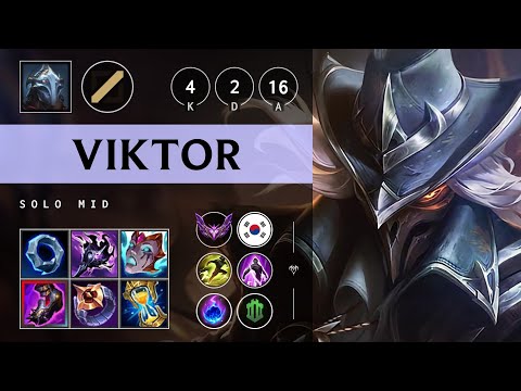 Viktor Mid vs Syndra - KR Master Patch 25.10