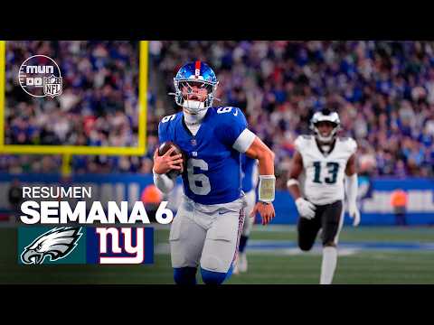 Philadelphia Eagles vs. New York Giants | Resumen NFL en español - Semana 6 | NFL Highlights 2025