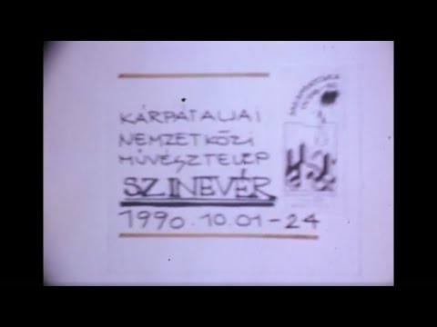 Égerházi Imre – Kárpátaljai Nemzetközi Művésztelep, Szinevér, 1990