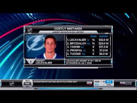 Lightning GM Steve Yzerman and Vincent Lecavalier comment on NHL Record compliance buyout