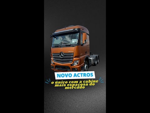CONHEÇA A LUXUOSA CABINE DO ACTROS | MERCEDES-BENZ — Cardiesel | Mercedes-Benz