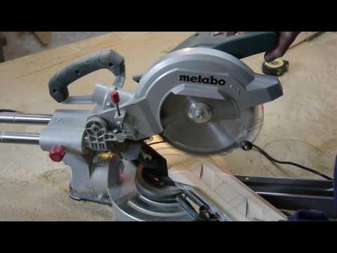 Нетипичная работа торцовочной пилы. Часть 2. Unusual work of a miter saw. Part 2.