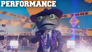 Frog performs &quot;Bust A Move&quot; by Young MC | Season 3 | THE MASKED SINGER