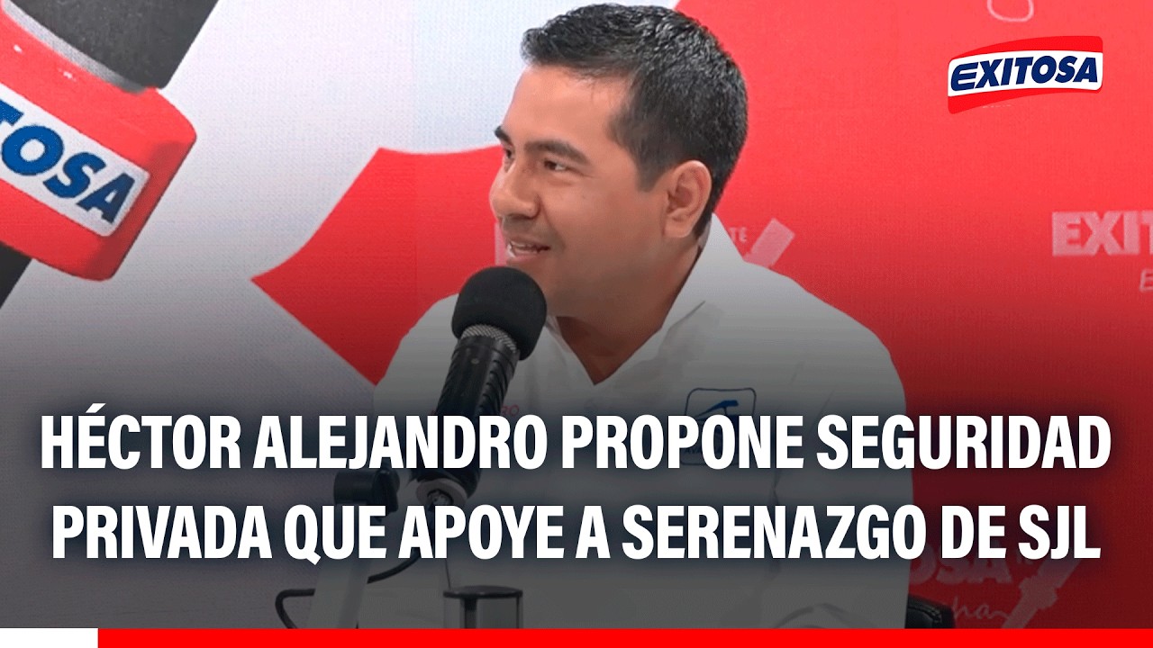 🔴🔵 Héctor Bustamante propone seguridad privada que apoye al Serenazgo de SJL: "Presupuesto sí hay"
