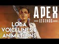 *NEW* Loba Voice Lines & Animations (First & Third Person) in Apex Legends Season 5!