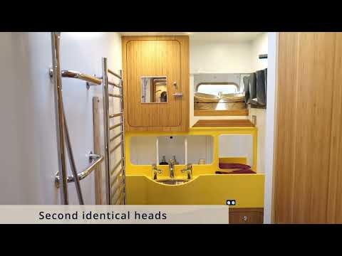 Walk through the interior of the polar expedition yacht Pelagic 77 'Amundsen'