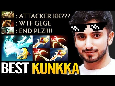 ATTACKER the Best Kunkka with Beautiful Tidebringer + 2 Divine Build Dota 2