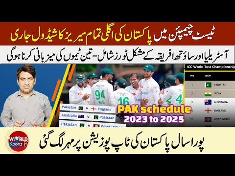 Pakistan’s all next series schedule in ICC Test championship | PAK remain top team