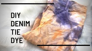Thrift Upcycle: Tie Dye Jeans Tutorial