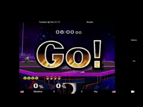 Tuesdays @ Taz's 2/7/17 - Walt (Falco, Sheik) vs Metafour (Marth) - Losers Semis
