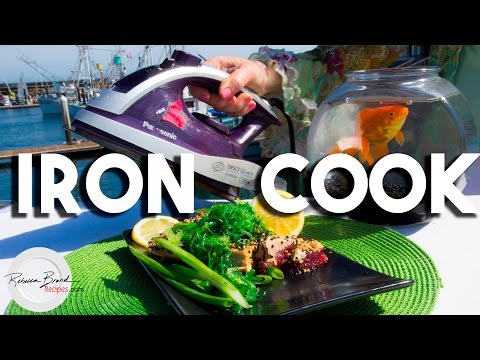 How to Make Seared Ahi with an Iron | Iron Cook
