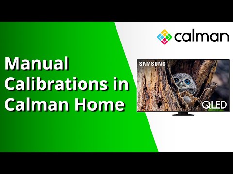 How to Manually Calibrate with Calman Home