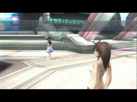 Xenosaga III HD Cutscene 141 - Shortcut to the Church (Miltia City) - JAPANESE - SWIMSUIT MODE