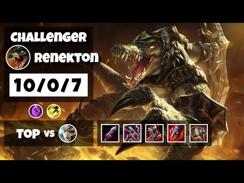 Renekton vs Riven BR Challenger TOP (10/0/7) - v11.18