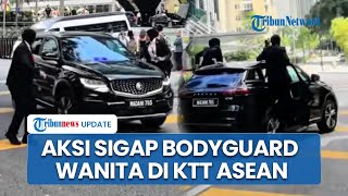Viral Aksi Bodyguard Wanita Berhijab saat Mengawal di KTT ASEAN, Sigap Lompat ke Mobil Berjalan