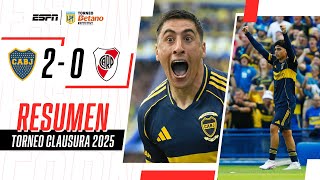 EL XENEIZE SE QUEDÓ CON EL SUPERCLÁSICO Y SE METIÓ EN LA LIBERTADORES | Boca 2-0 Río | RESUMEN