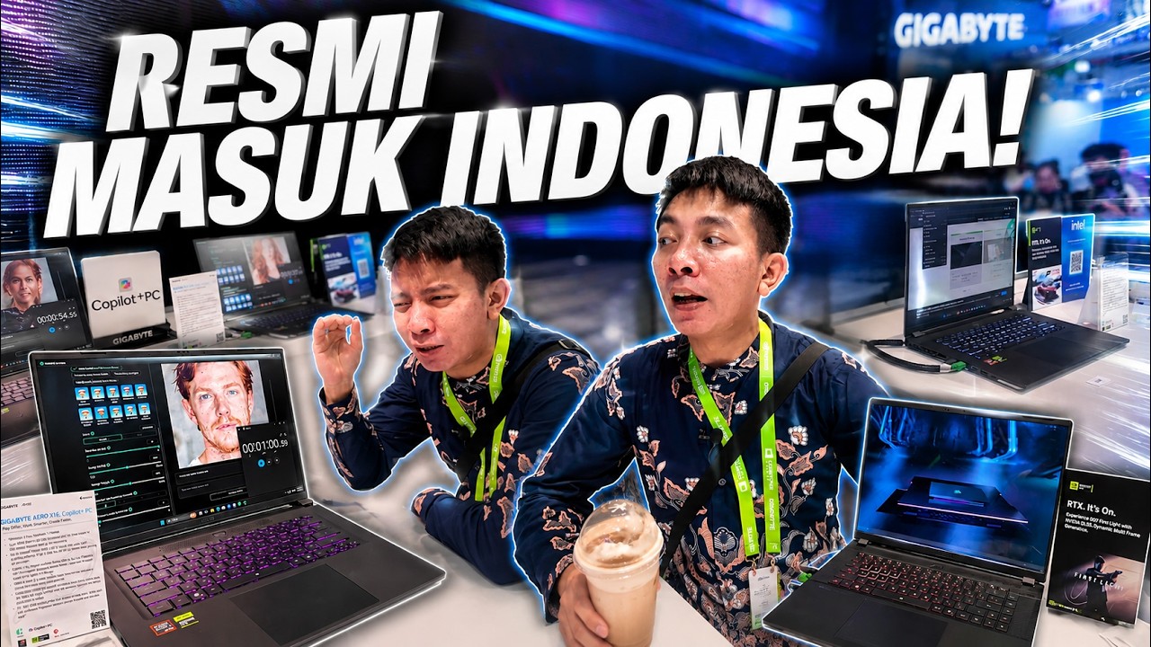 Laptop GIGABYTE akan resmi masuk Indonesia?!