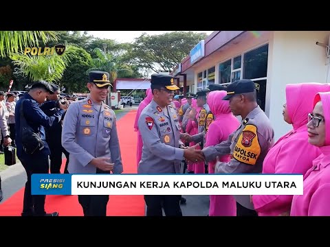 KUNKER KAPOLDA MALUT KE POLRES HALSEL TEKANKAN KETELADANAN DAN PROFESIONALISME