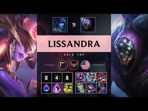 Lissandra Top vs Jax - NA Grandmaster Patch 25.17