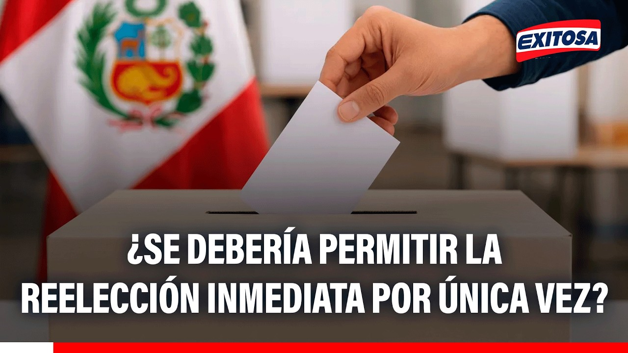 🔴🔵 ¿Se debería permitir la reelección inmediata por única vez?