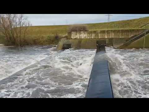 Die Emschermündung vor dem Umbau