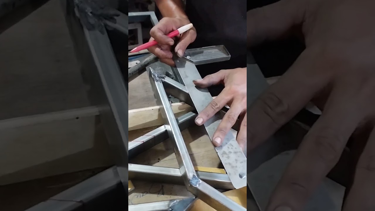 Cara Pembuatan Hiasan Pagar Besi || Las Listrik #laslistrik #bengkellas #arsitektur