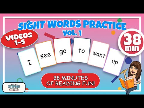 Sight Word Stories Vol. 1 – Dolch/Fry Practice for Kids (Videos 1–5)
