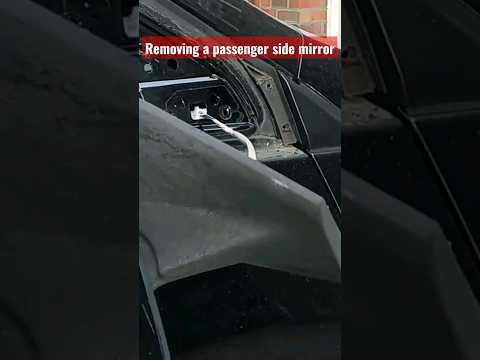 mirror broken!!! install a passenger side power mirror on a Nissan rogue⭐⭐⭐