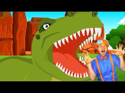Blippi Dinosaur Song - Learn Dinosaurs | Educational Videos for Toddlers | Kids Songs