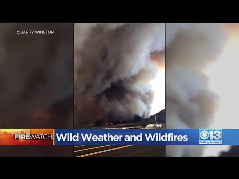 Rare Fire Tornado Spotted Near Northern California Wildfire
