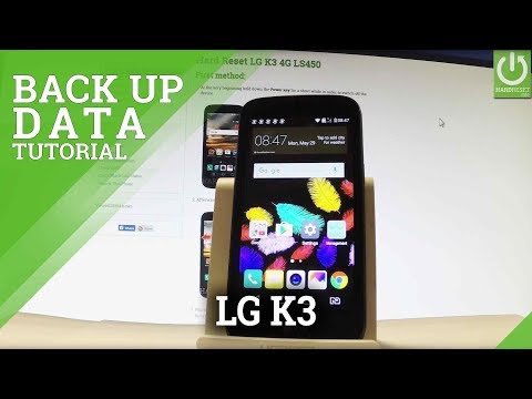 How to Back Up Data in LG K3 4G LS450 - Allow Google Backup