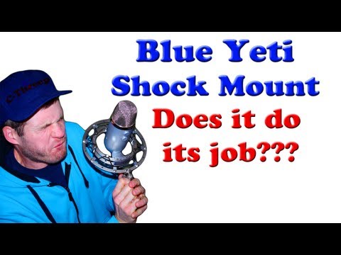 Blue Yeti Radius Shock Mount: Comparing Recordings with and Without the Shockmount